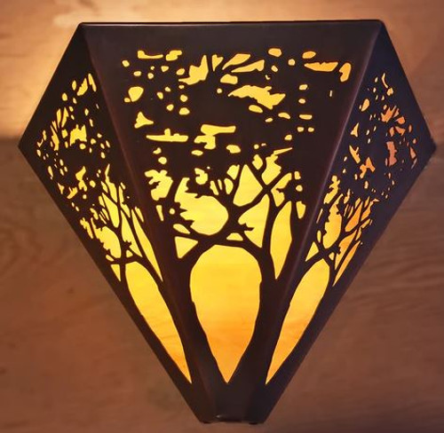 Triangular Tree Sconce James Mattson