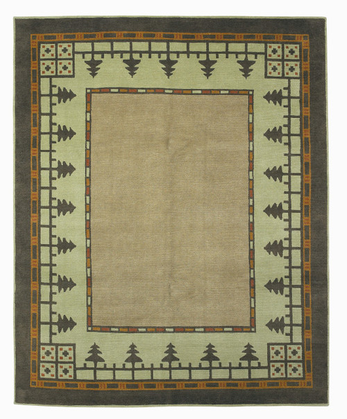 Craftsman Pine Forest Meadow Rug