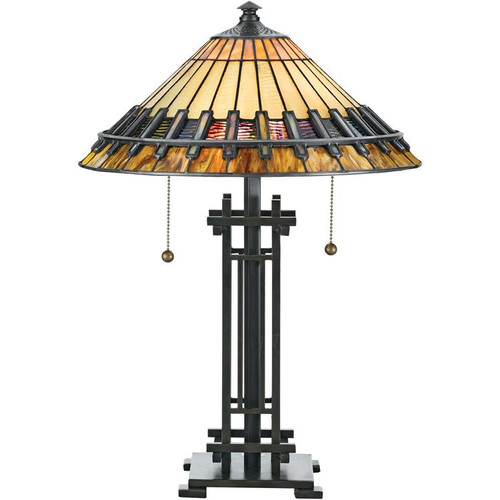Arts & Crafts Tiffany Style Table Lamp