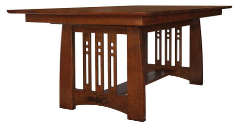 Highlands Stickley Trestle Table (89-598-2LVS)