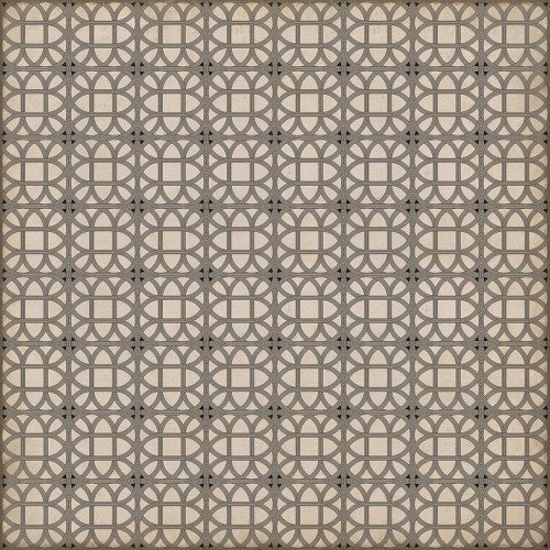 24372 LAMERIE LATTICE-JOSEPH WARD 96 X 96 Vinyl Floor Cloth