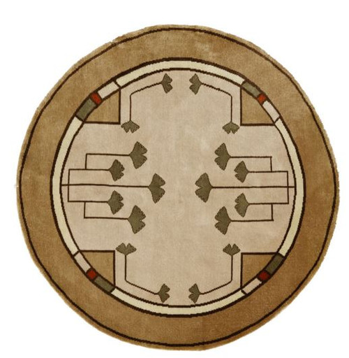 Ginkgo Round Rug