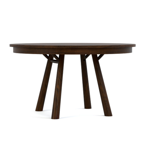 Hudson Valley 54-inch Round Dining Table by Stickley
