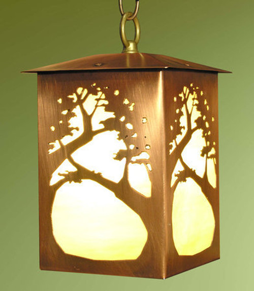 Lantern Pendant Oak Tree Design