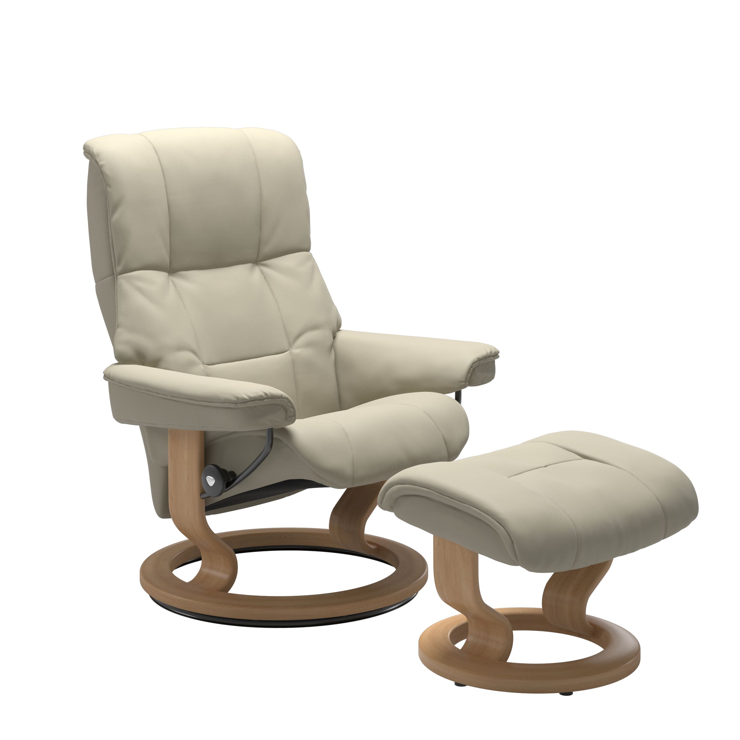 専用　EKORNES Stressless® May オットマン Stressless Mayfair Classic Chair and Ottoman at Mission Motif.