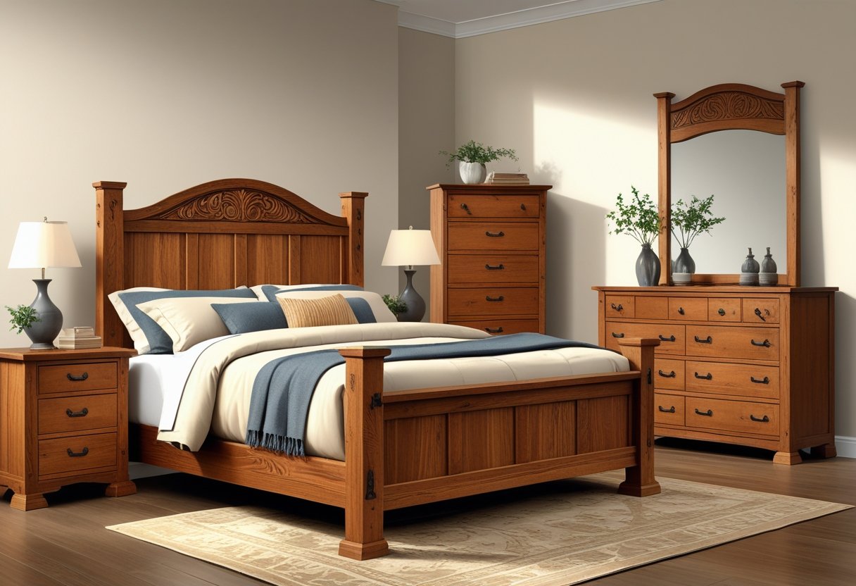 Amish Handcrafted Bedroom Furniture Sets for Timeless Elegance and Durability