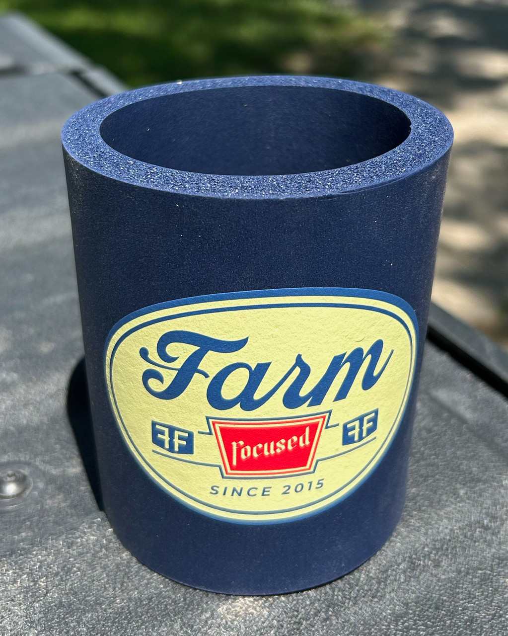 Farm Focused Retro Grip-It Can Cooler - Farm Focused