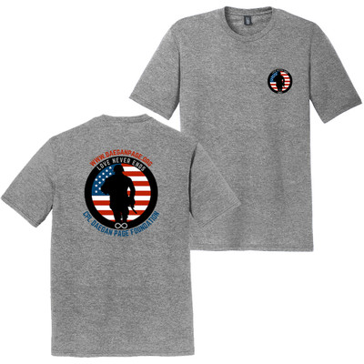 Cpl. Daegan Page Logo Tee - Gray Cpl. Daegan Page Logo Tee - Gray