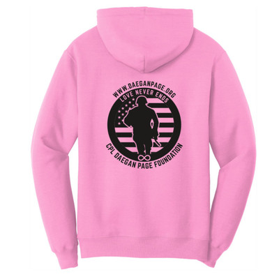 Cpl. Daegan Pink Logo Hoodie Cpl. Daegan Pink Logo Hoodie