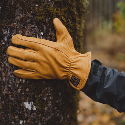 Watson Gold Leather Gloves