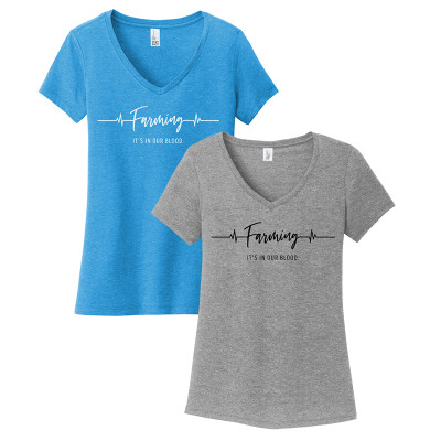 Women's Farming Is In Our Blood Tee Women's Farming Is In Our Blood Tee
