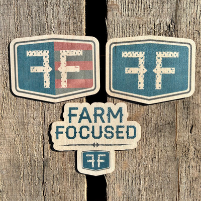 Farm Focused Real Wood Stickers!