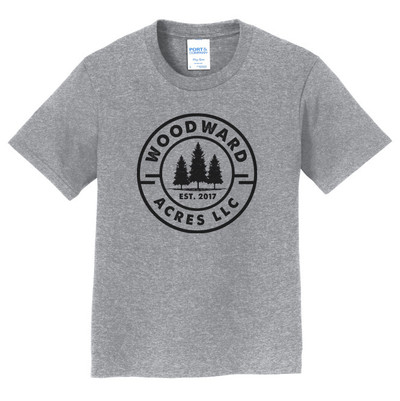 (KIDS) Woodward Acres Gray Logo Tee (KIDS) Woodward Acres Gray Logo Tee