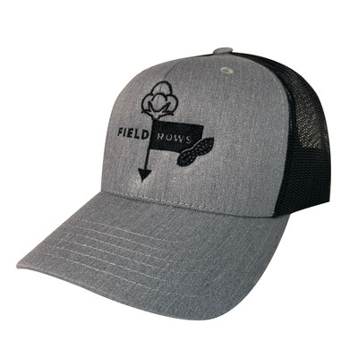 Field Rows Logo Hat- Gray