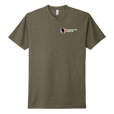 Left Chest Retro Border Tee - Farm Focused