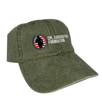 (Unstructured) Cpl. Daegan Page Logo Olive Hat (Unstructured) Cpl. Daegan Page Logo Olive Hat