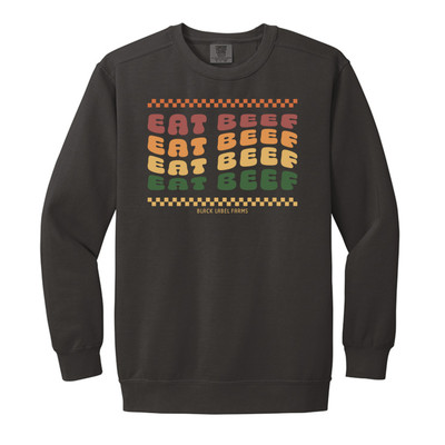 Eat Beef Wavy Crewneck