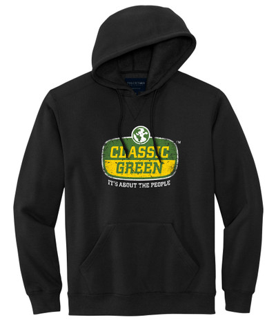Classic Green Grunge Hoodie USA MADE