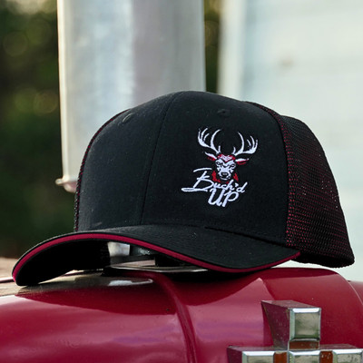 Buch'd Up Red & Black Hat