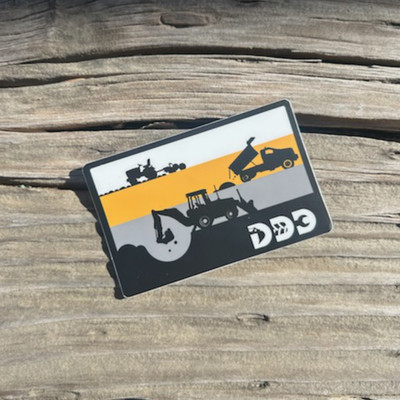 DDD Equipment Sticker