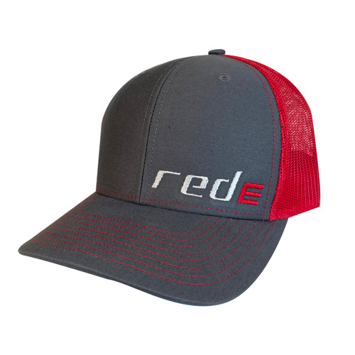 Red E Gray/Red Logo Hat - Farm Focused