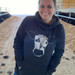 Ladies Calf Head Hoodie