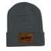 Welker Farms Leather Patch Knit Hat