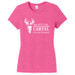 Womens Whitetail Cartel Pink Logo Tee Womens Whitetail Cartel Pink Logo Tee