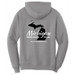 Michigan Born Raised Proud Hoodie - Gray Michigan Born Raised Proud Hoodie - Gray