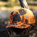 CTD Logo Patch Trucker Hat - Blaze Duck Camo