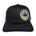 Brown Farms Leather Patch Hat