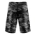 Black Camo White Crest