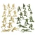 Combat Convoy 64pcs Box Set OD vs. Tan