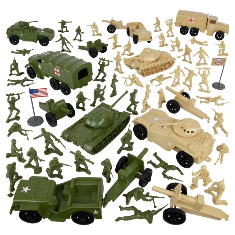 Combat Convoy 64pcs Box Set OD vs. Tan