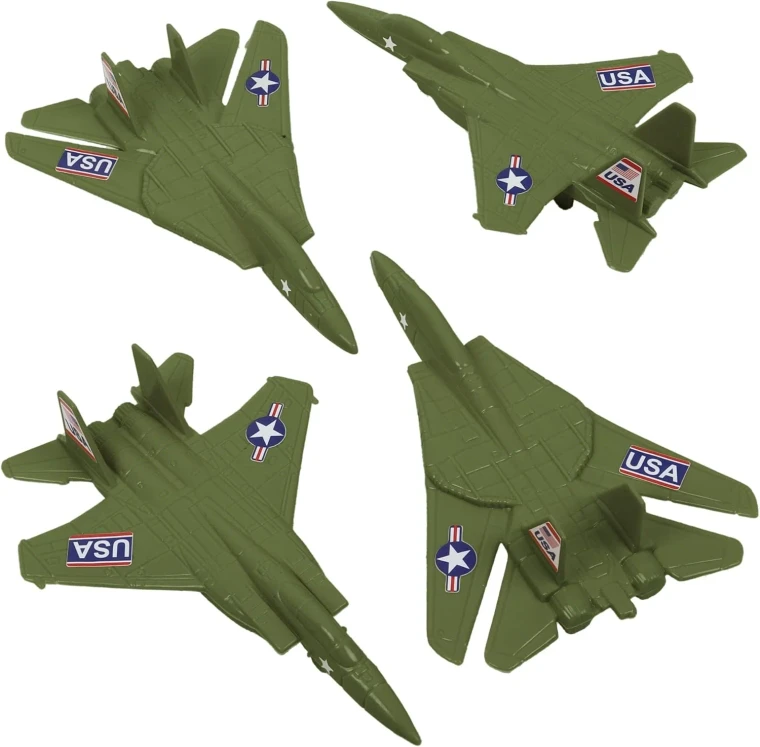 Fighter Jets - 4pcs OD Green