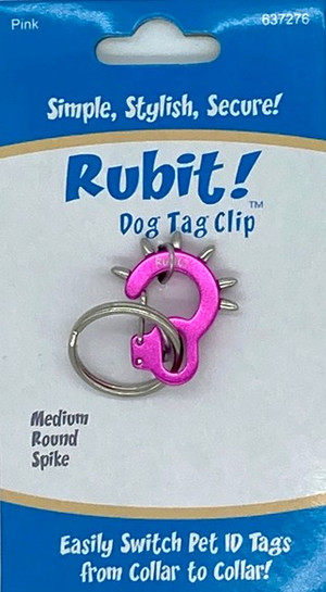 Large Curve Dog Tag Clip - Rubit Dog Tag Clip