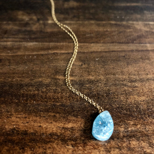 Turquoise Teardrop Necklace