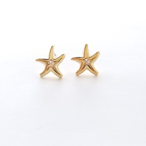 Sun Star Rhinestone Studs
