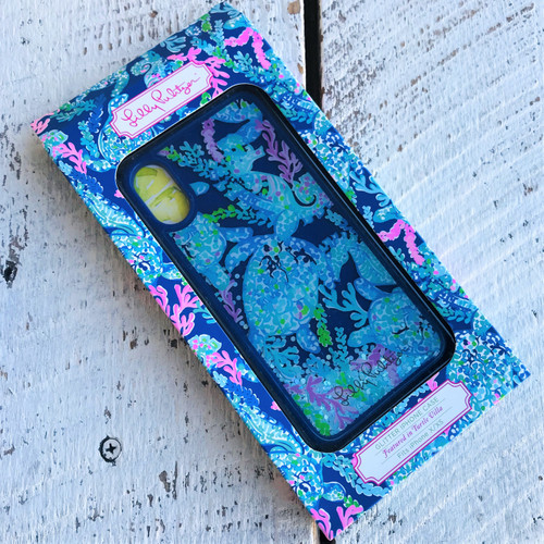 Glitter Phone Case - iPhone XS - Turtle Villa