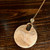 Cedar Waxwing Acrylic Necklace