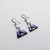 Sterling Silver Muri Lapis Triangle Dangles