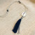 Seafarers Puca Tassel Necklace - Navy