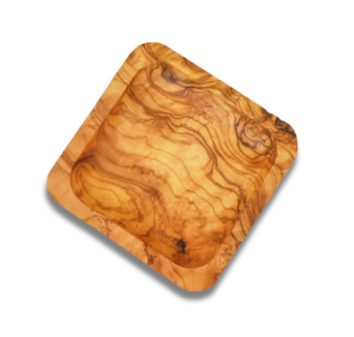 Olive Wood Square Dipping Bowl