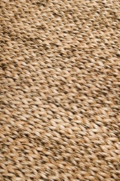 Abaca Herringbone Zebra - close-up image