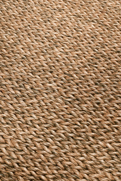 Abaca Herringbone Tiger - close-up image