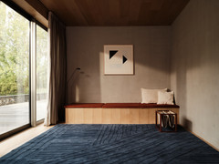 Ariso Pearl Rug by The Rug Company - landscape roomset