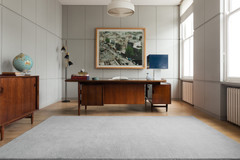 Wizlet Cut and Loop Stripe rug by Farrow & Ball landscape image