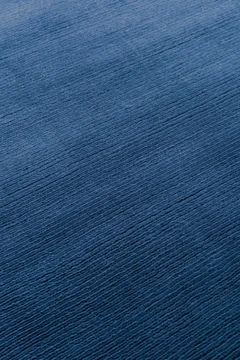 Bay Blue Cut and Loop Stripe rug by Farrow & Ball closeup image