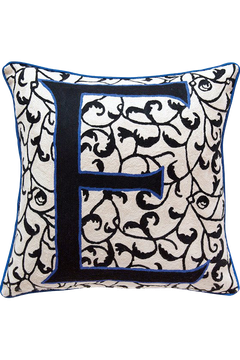 Alphabet E cushion by Sue Timney - Flatshot
