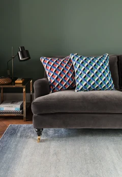 Tilt Coral Cushion by  - Roomset